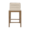 Epernay Vegan Leather Upholstered Counter Stool