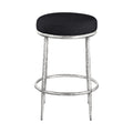 Faye Linen Textured Performance Fabric Upholstered Counter Stool