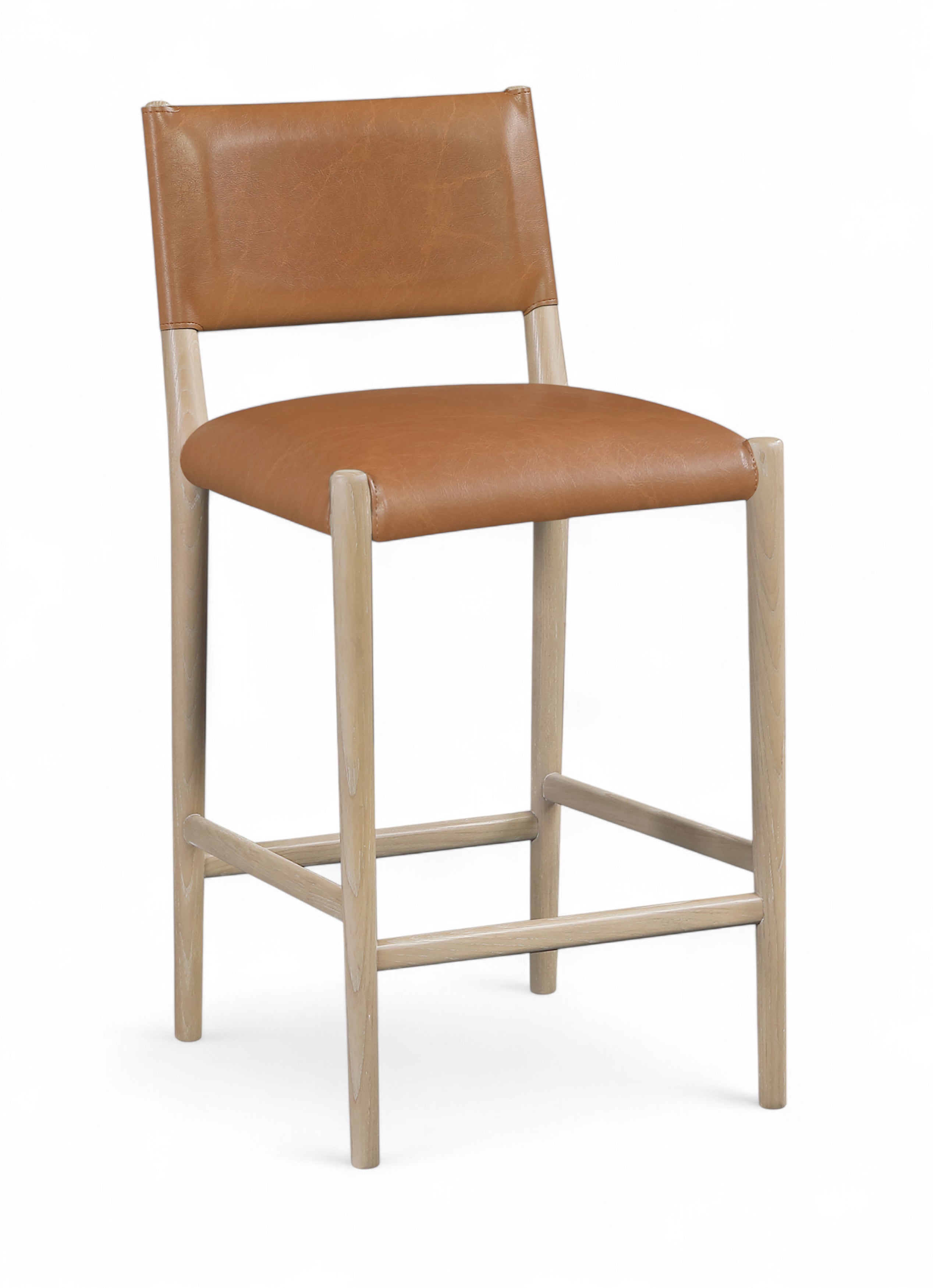 Anders Vegan Leather Upholstered Counter Stool