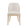 Trapani Linen Textured Fabric Upholstered Dining Chair