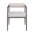 Beaulieu Linen Textured Fabric Upholstered Dining Chair