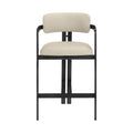 Axelle Vegan Leather Upholstered Counter Stool