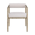 Beaulieu Linen Textured Fabric Upholstered Dining Chair