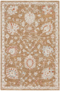 Infinite Mocha Vintage Polyester Area Rug