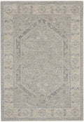 Infinite Grey Vintage Polyester Area Rug