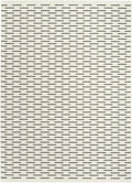 Nordic Ivory Black Scandinavian Polyester Area Rug