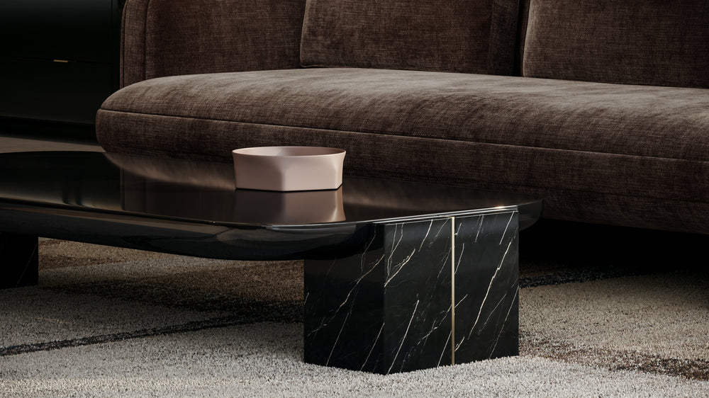 Overlap Dark Sofa