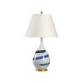 Blue Swirl Lamp