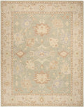 Maison Sage Ivory Vintage Wool Area Rug