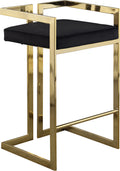 Fabiola Velvet Upholstered Counter Stool