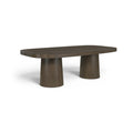 Wendeline 95.5" Solid Wood And Oak Veneer Dining Table (3 Boxes)