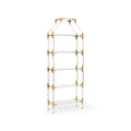 Gainsboro Etagere - Brass