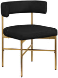Rachelle Linen Textured Fabric Upholstered Dining Chair