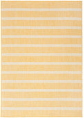 Positano Yellow Ivory Modern Polypropylene Area Rug