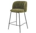 Millie Counter Stool Set of 2 – Canova Green, Modern Design