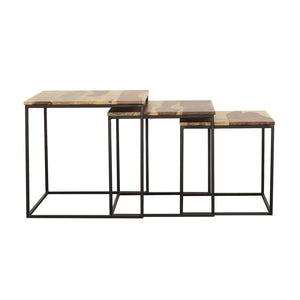 Belcourt 3-piece Square Nesting Tables in Natural