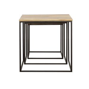 Belcourt 3-piece Square Nesting Tables in Natural