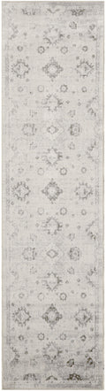 Astra Machine Washable Ivory Vintage Polyester Area Rug