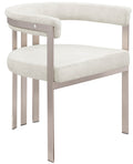 Louisa Stone Stone Velvet Upholstered Dining Chair
