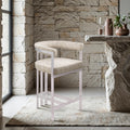 Louisa Velvet Upholstered Counter Stool