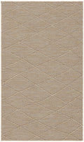 Washable Solutions Natural Modern Polypropylene Area Rug