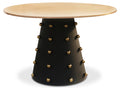 Pinerolo 48" Black Iron Dining Table