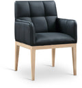Ainsley Vegan Leather Upholstered Dining Arm Chair