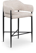 Dinara Fabric Upholstered Counter Stool