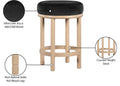 Marietta Velvet Upholstered Counter Stool