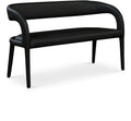 Sorbonne Vegan Leather Upholstered Bench