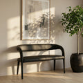 Sorbonne Vegan Leather Upholstered Bench