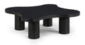 Delaney Black Oak Veneer And Solid Wood Coffee Table - CT16