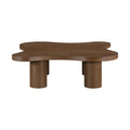 Delaney Brown Walnut Oak Veneer And Solid Wood Coffee Table - CT16
