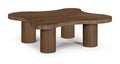 Delaney Brown Walnut Oak Veneer And Solid Wood Coffee Table - CT16