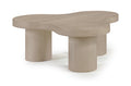 Delaney Natural Oak Veneer And Solid Wood Coffee Table - CT13