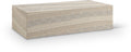 Ottilie Natural Travertine Finish Concrete Indoor / Outdoor Coffee Table