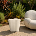 Marlena Cream Concrete And Fiberglass Indoor / Outdoor End Table