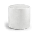 Hesper White Concrete Indoor/Outdoor End Table