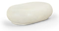 Orsina Cream Concrete And Fiberglass Indoor / Outdoor Coffee Table