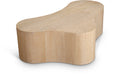 Ximena Natural Solid Wood And Burl Veneer Coffee Table - CT