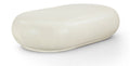 Orsina Cream Concrete And Fiberglass Indoor / Outdoor Coffee Table