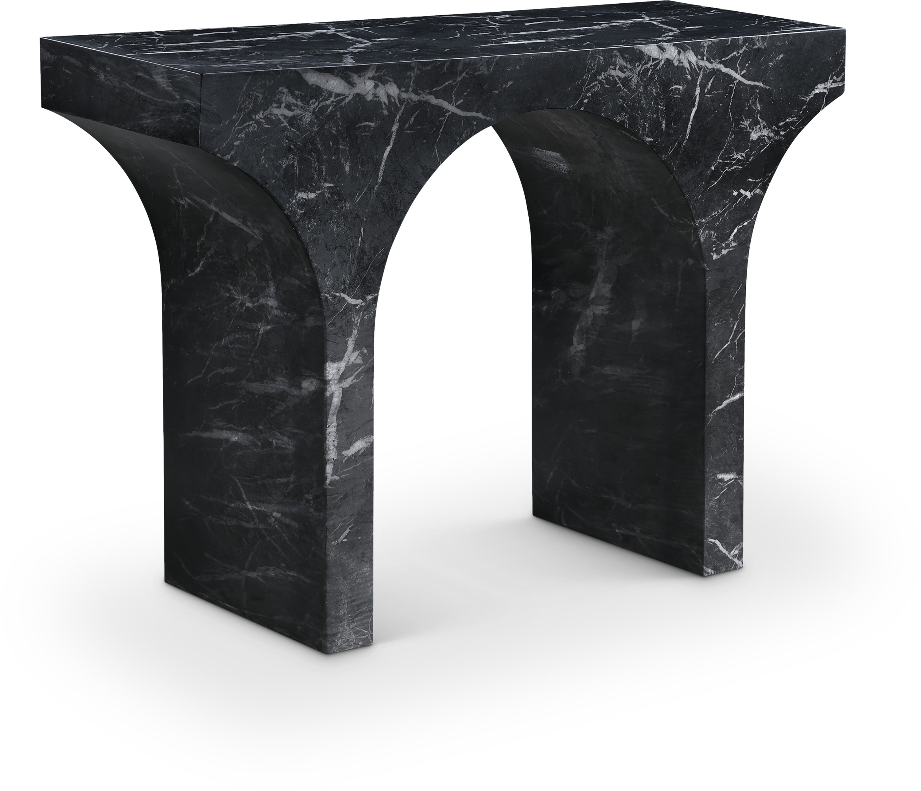 Pandora Marble Finish Console Table