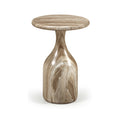 Rosamaria Beige Concrete Indoor/Outdoor End Table - ET18