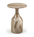 Rosamaria Beige Concrete Indoor/Outdoor End Table - ET18