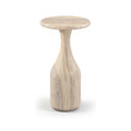 Rosamaria Travertine Concrete Indoor/Outdoor End Table - ET20