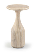 Rosamaria Travertine Concrete Indoor/Outdoor End Table - ET20