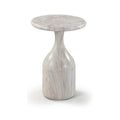 Rosamaria White Concrete Indoor/Outdoor End Table - ET18