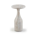 Rosamaria White Concrete Indoor/Outdoor End Table - ET20