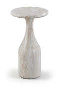 Rosamaria White Concrete Indoor/Outdoor End Table - ET20