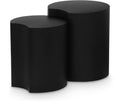 Eastley Black Iron 2pc. Modular Nesting End / Side Table - 2B